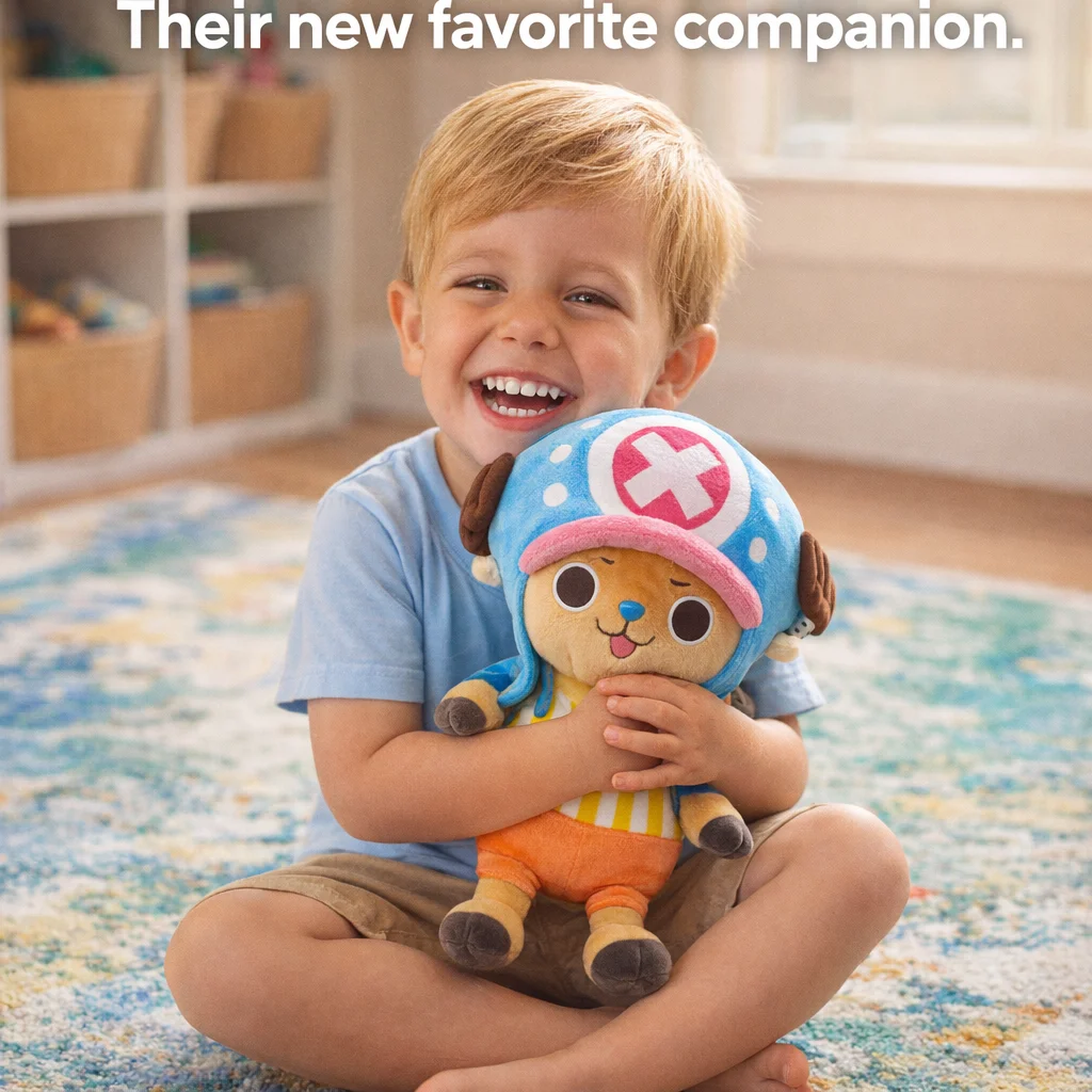 Tony Tony Chopper Plush Figure - lifestyle view